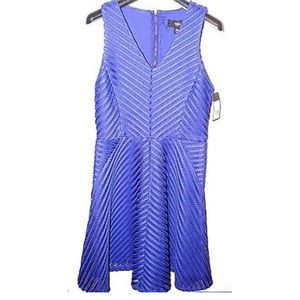 BRAND NEW purple fit and flare dress!